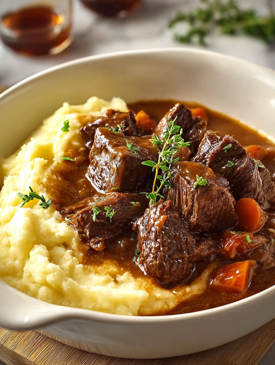 Une recette de gnocchi aux légumes et viande.