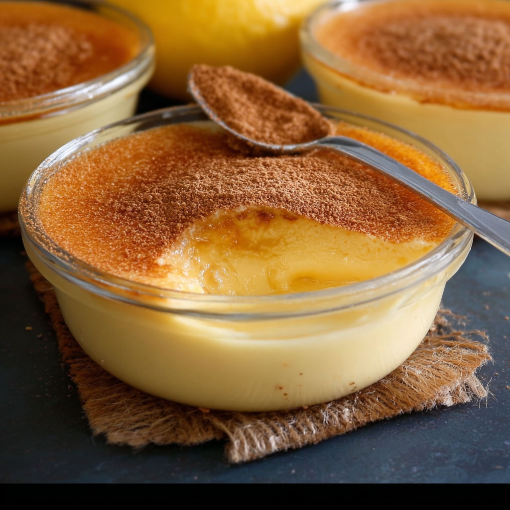 Un délicieux dessert maison est prêt à être servi.