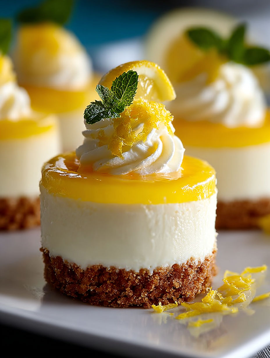 Une tarte aux citrons avec une garniture de citron vert et une sauce au yaourt.