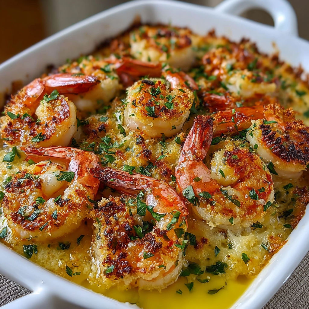 Une recette de casserole de langoustines et de creme.