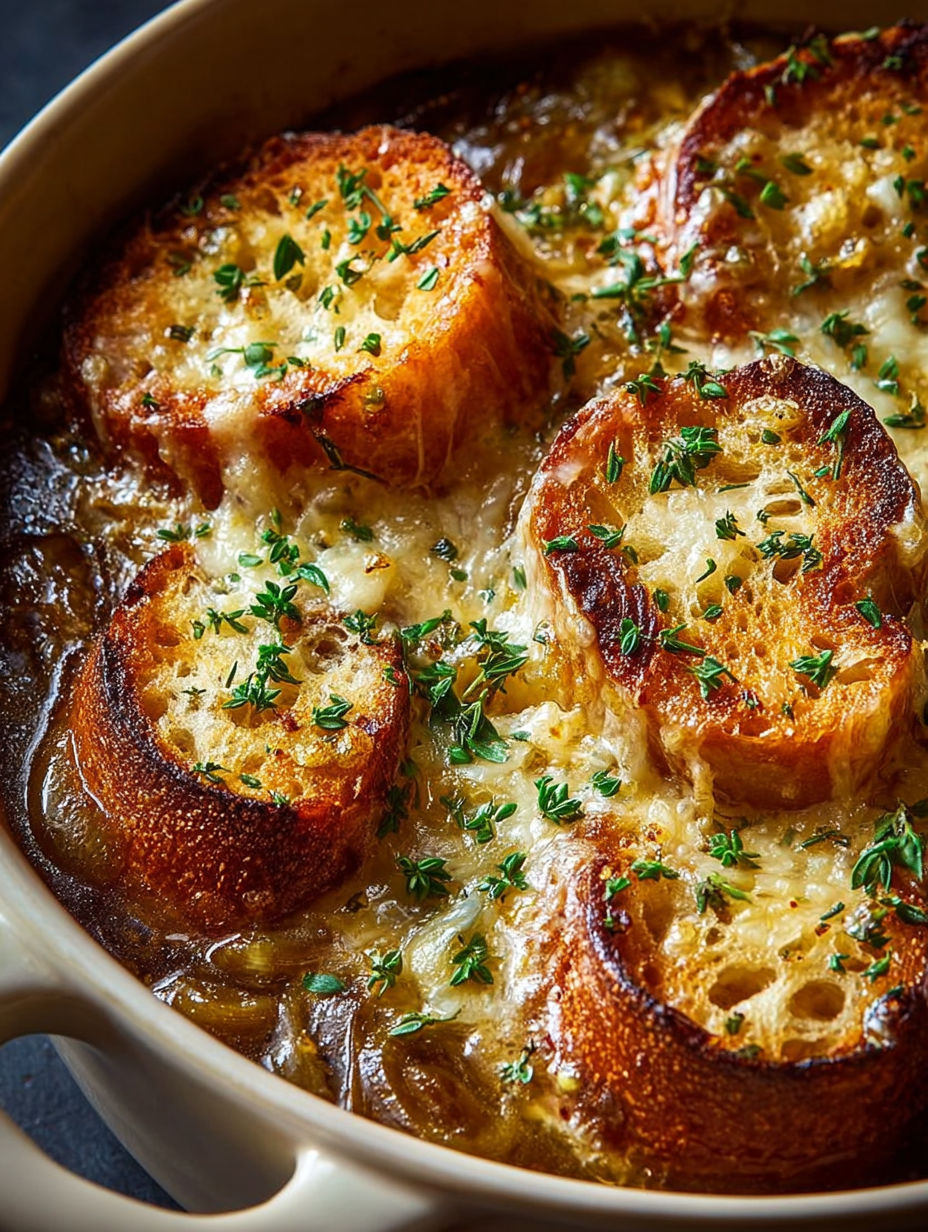 Une recette de chili con carne avec des tranches de pain grillé.