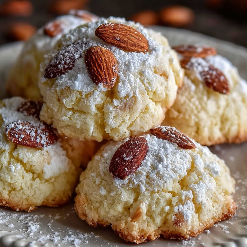 Deserts de ricotta aux amandes, une recette italienne.