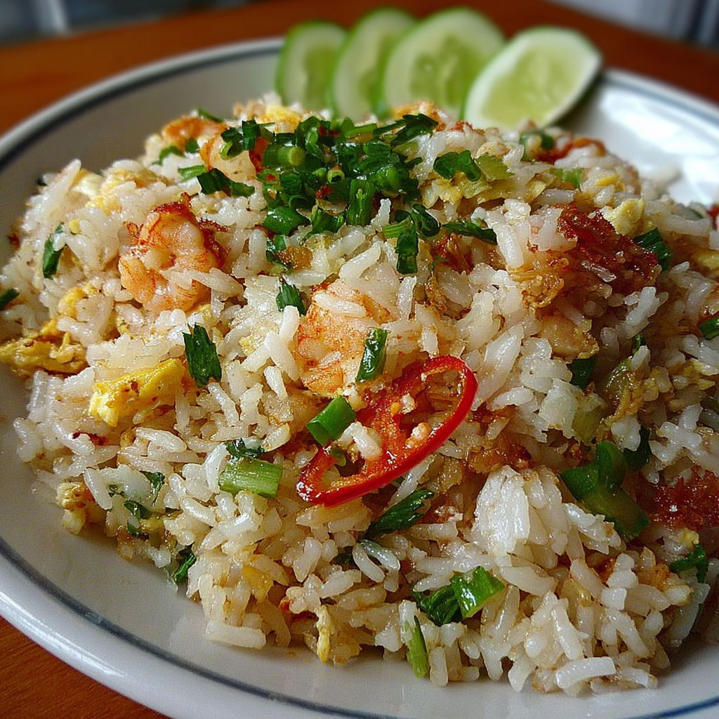 Rice et légumes avec des épices.