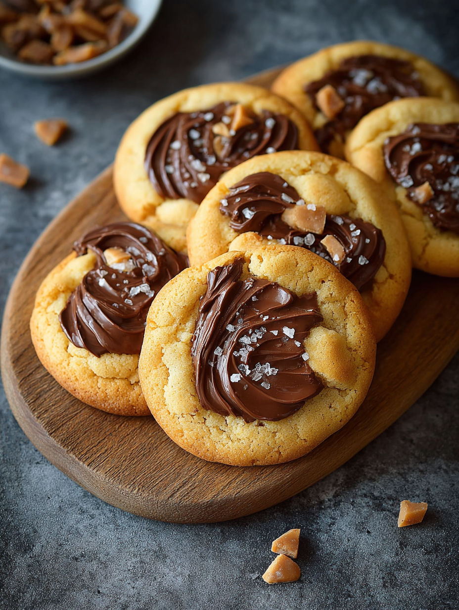 Une délicieuse tarte aux amandes avec une sauce chocolat et des noix de cacahuète.