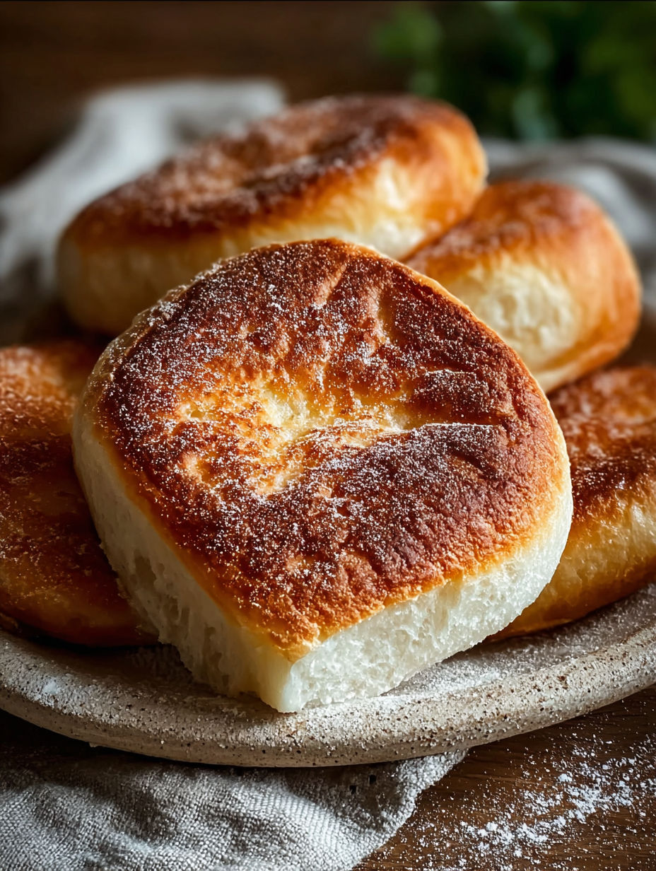 Une pâte de pizza avec des grains de sucre et des herbes sur le dessus.
