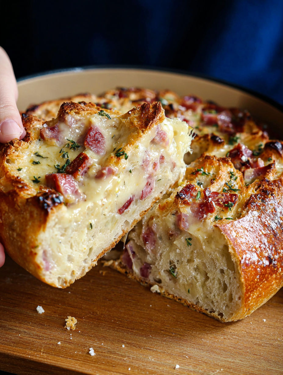 Une pizza maison est servie sur un plateau, avec des tranches de pizza et des herbes fraîches.