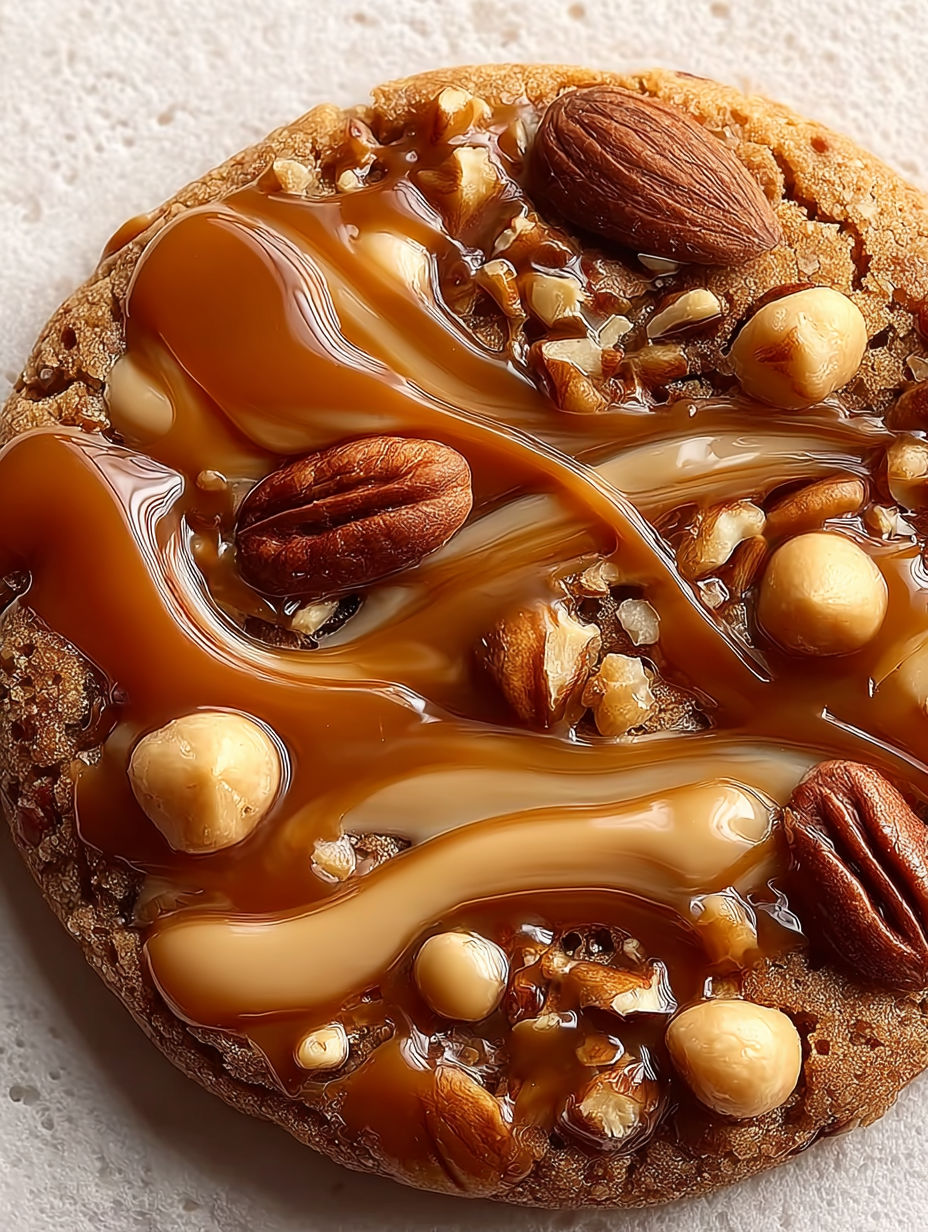 Une tarte aux noix et au caramel, recette "Tarte aux noix et au caramel".