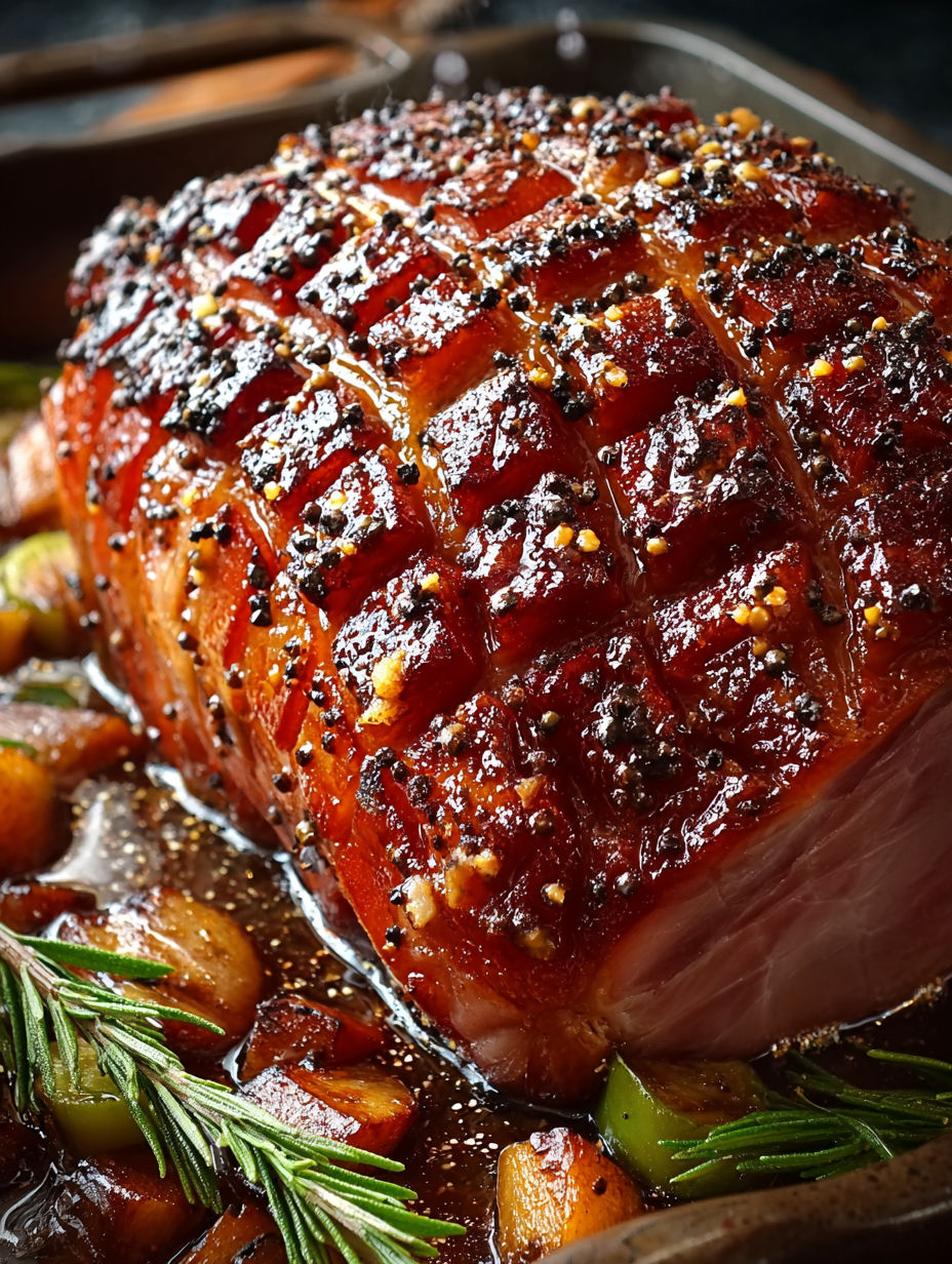 Une viande grillée avec des herbes et des épices, prête à être servie.