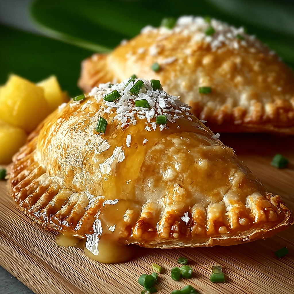 Empanadas à l'ananas maison, un délice sucré croustillant.