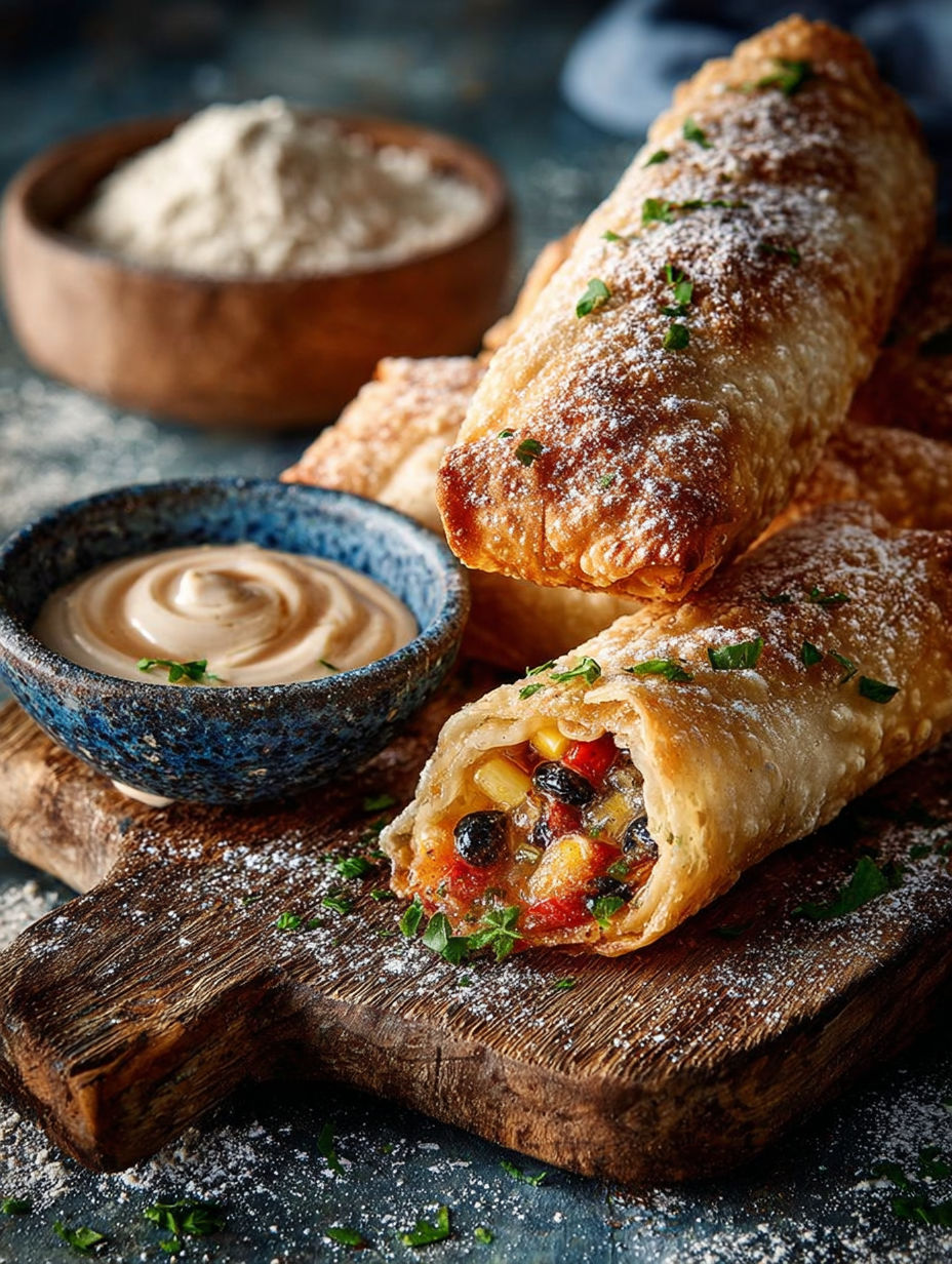 Une recette de pains d'épices garnis de fruits et de sauce.