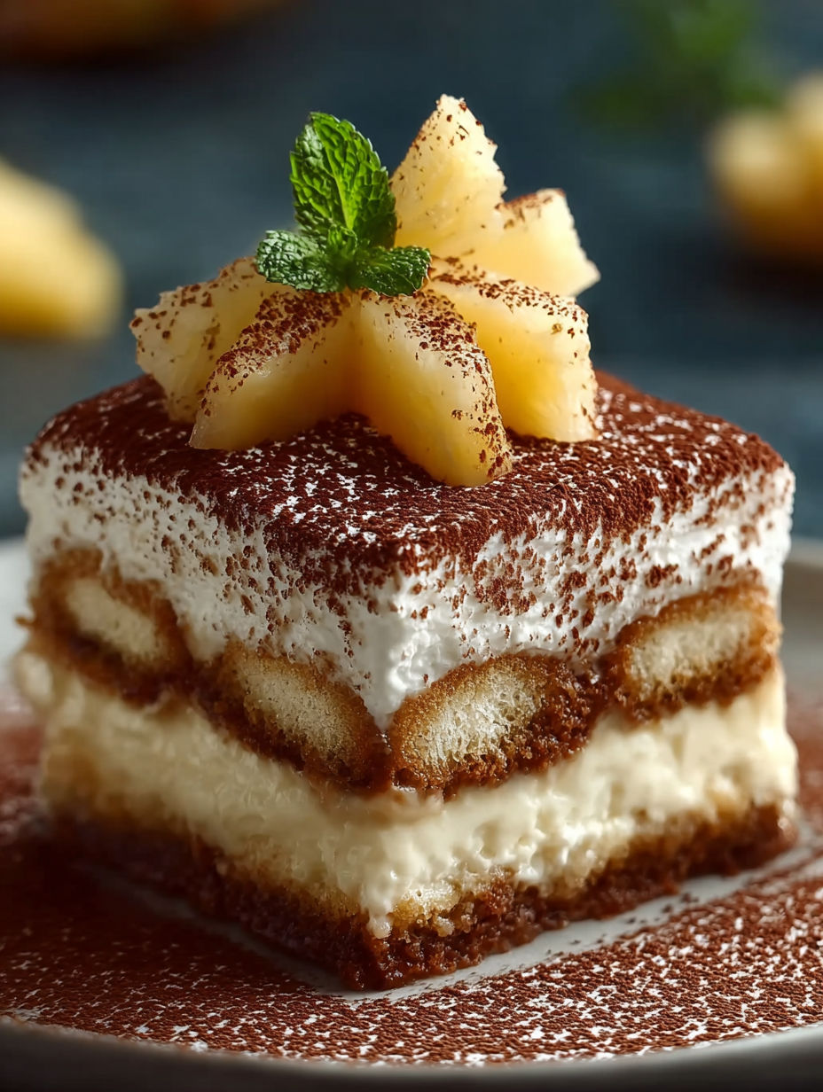 Une tarte aux fruits de mer sur une table.