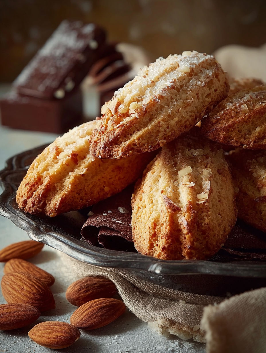 Une pile de biscuits de pâte de fruits, recette facile.