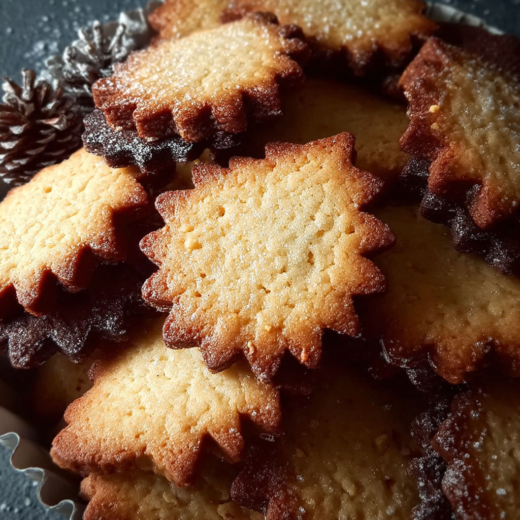 Une tasse de biscuits croquants, parfaitement dorés et frits, sont présentés sur un plateau.