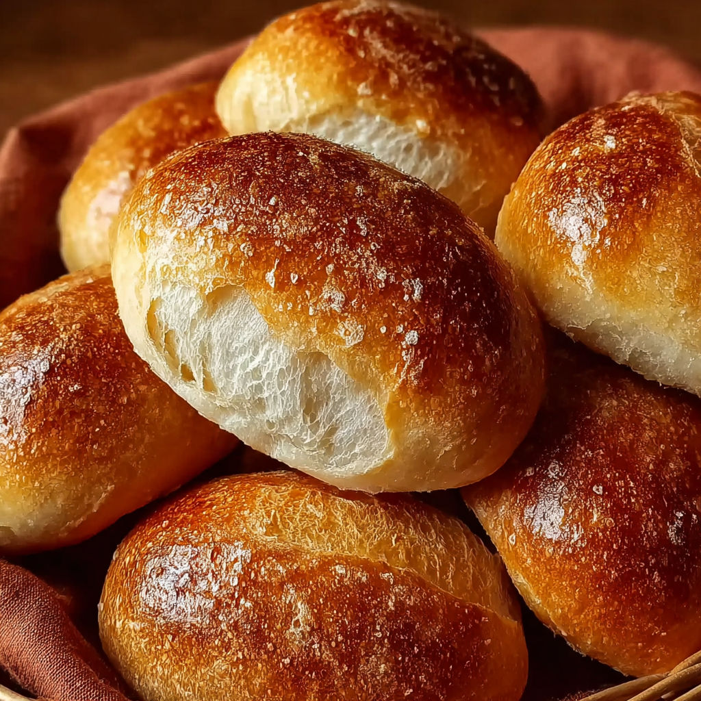 Une pile de pains de mie frits, prêts à être servis.