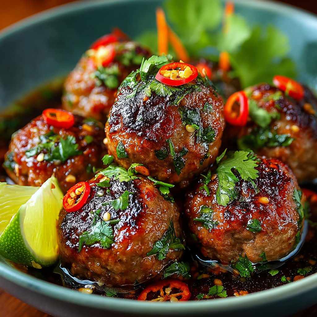Un bouquet de boudins à la sauce tomate et épices, avec des herbes fraîches pour accompagner.
