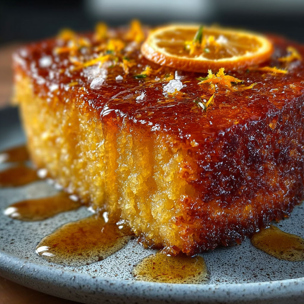 Une tarte aux fruits de mer sur un plateau de grès.