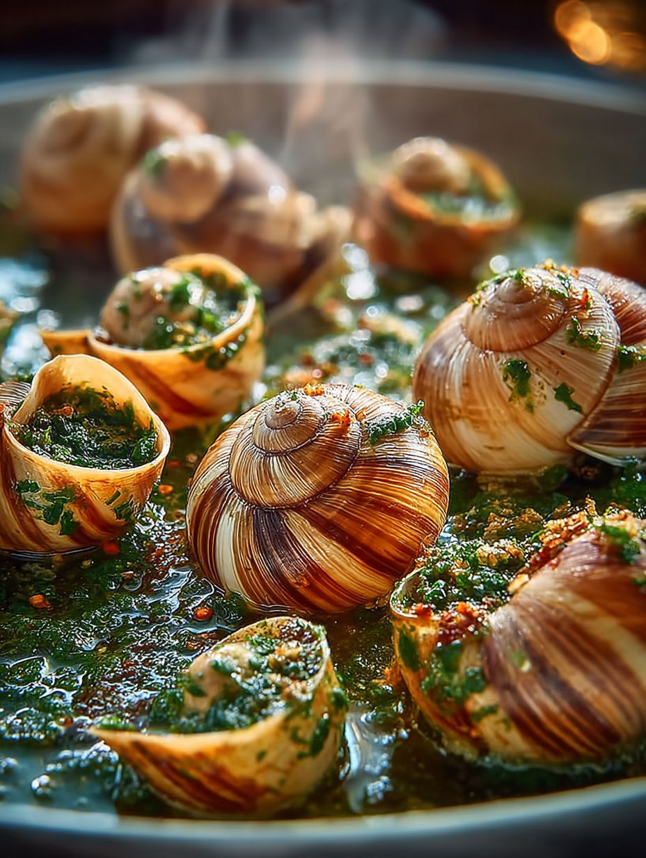 Une recette de bouillon de viande avec des moules et des herbes.
