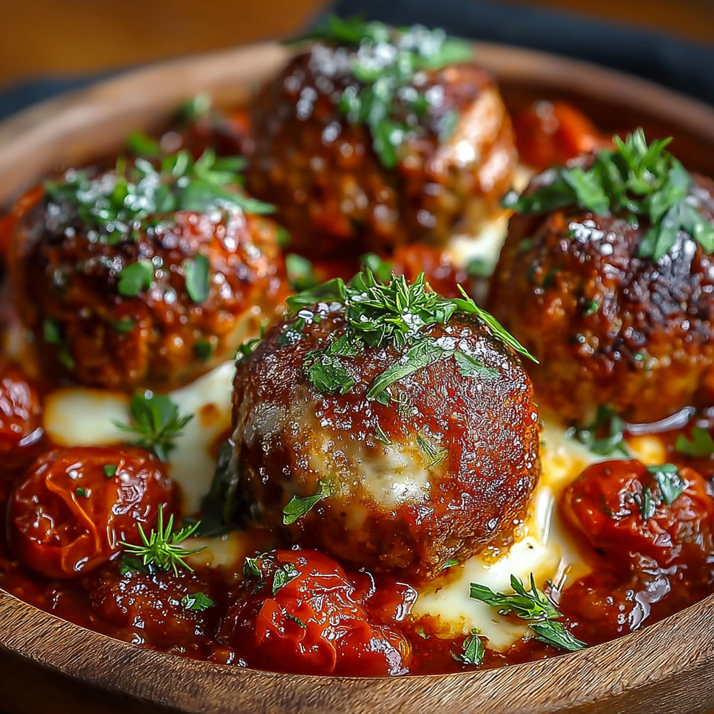 Une recette de sauce tomate et oeufs pochés dans un bol de bois.