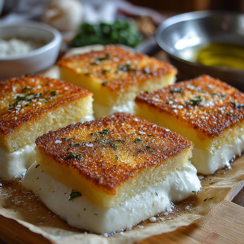 Deserts de mozzarella dans des carrozzas.