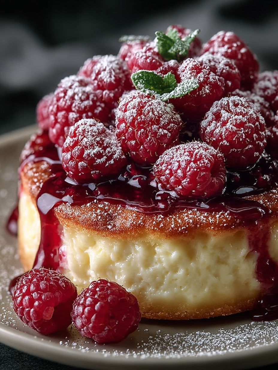 Une tarte aux fraises garnie de fraises rouges et de sucre.