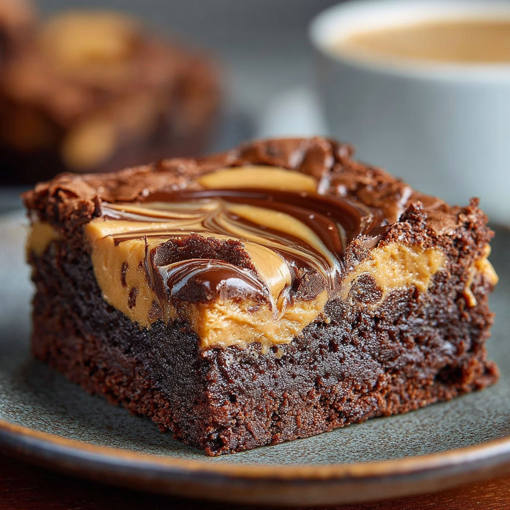 Une barre de chocolat avec des noix et du caramel, sur un plateau.