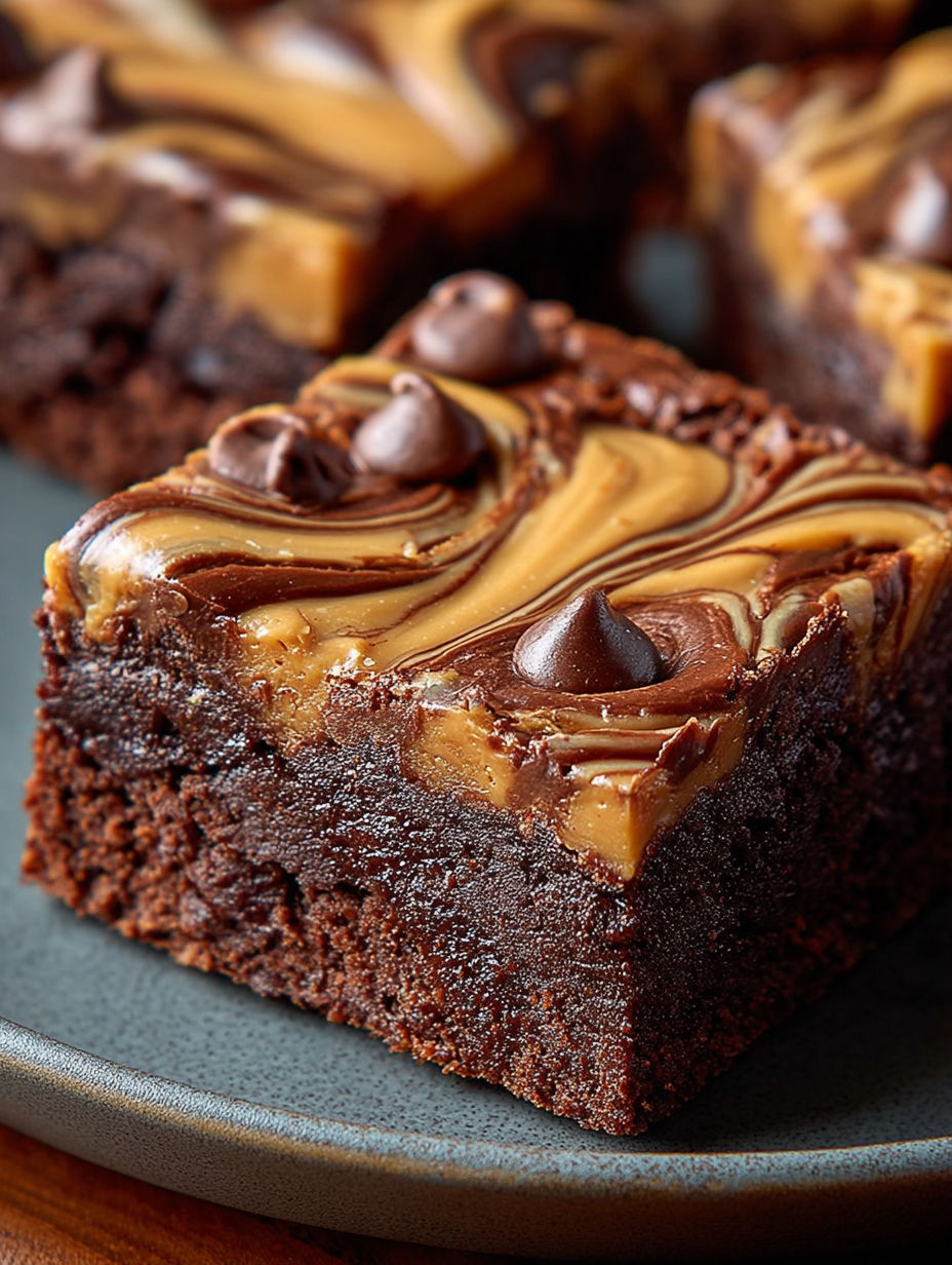 Une barre de chocolat avec des noix et des chocolats sur le dessert.