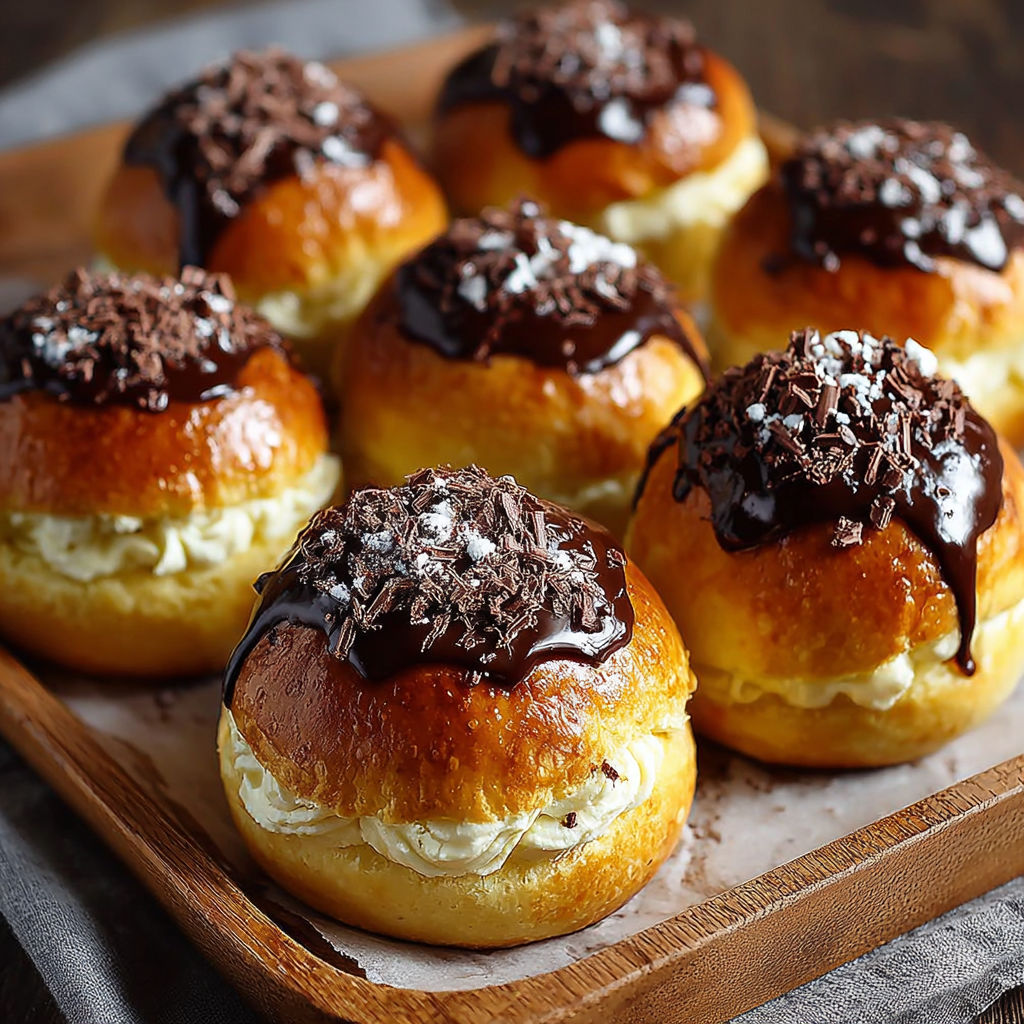 Une plaque contenant des briochettes au chocolat noir.