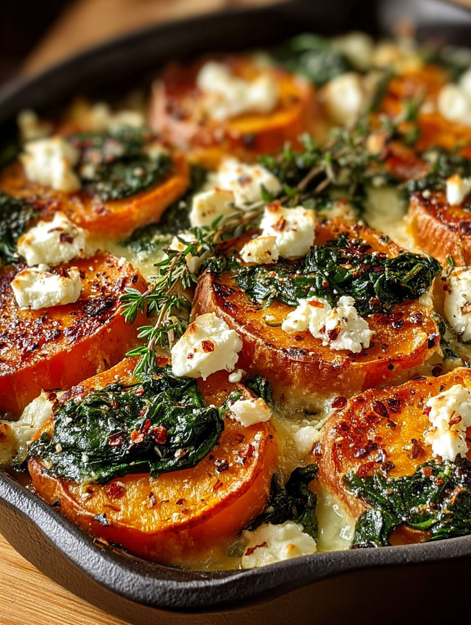 Une recette de casserole de carottes et de fromage, servie dans un bol en fonte.