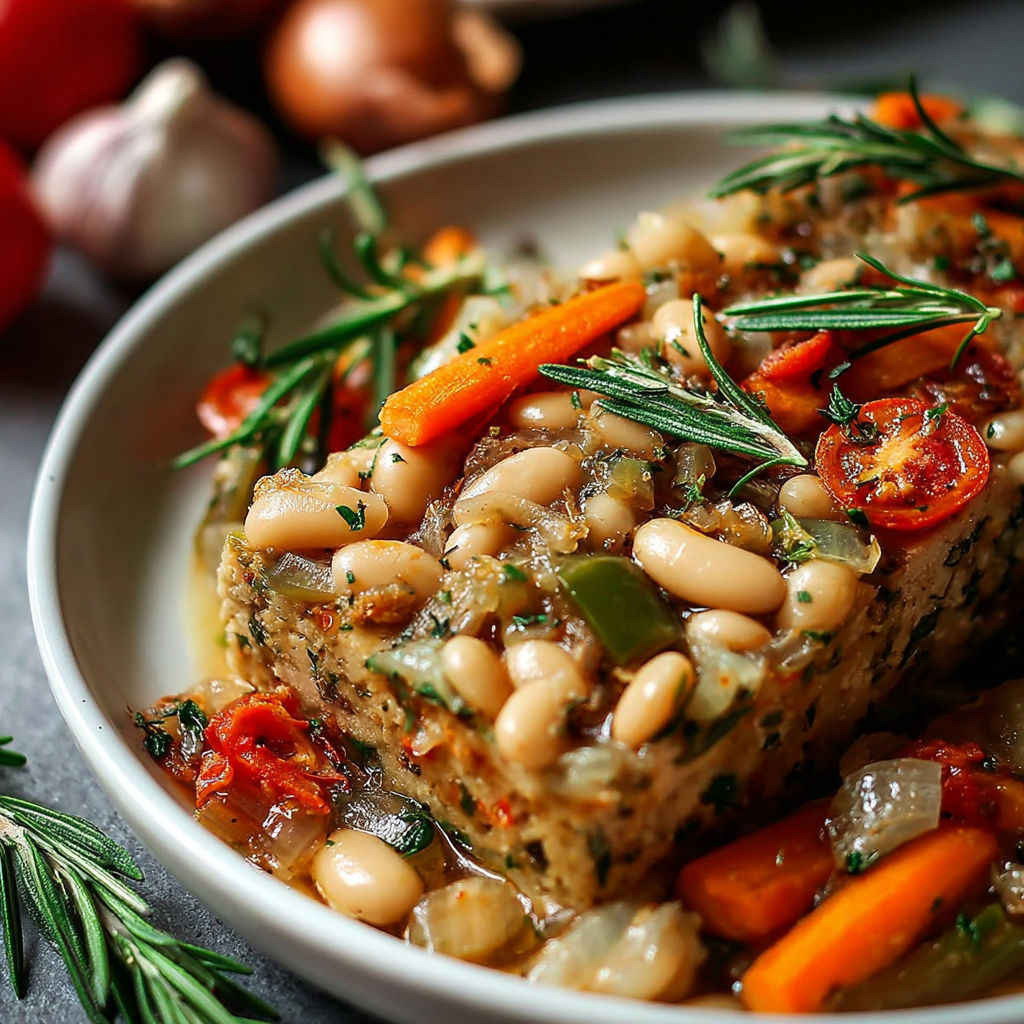 Une recette de casserole de légumes et de haricots verts, avec des carottes et des herbes fraîches.