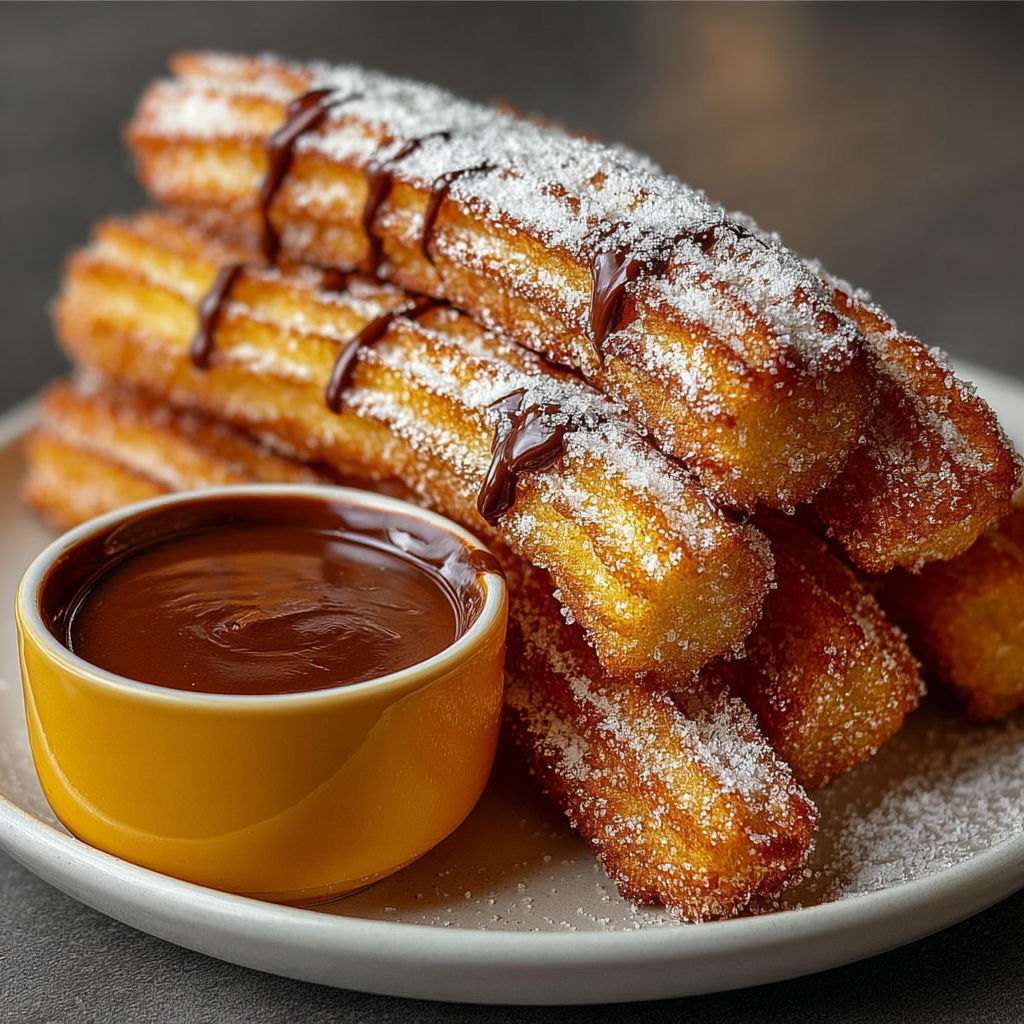 Une tasse de chocolat accompagne des crêpes sucrées garnies de sucre et de chocolat.