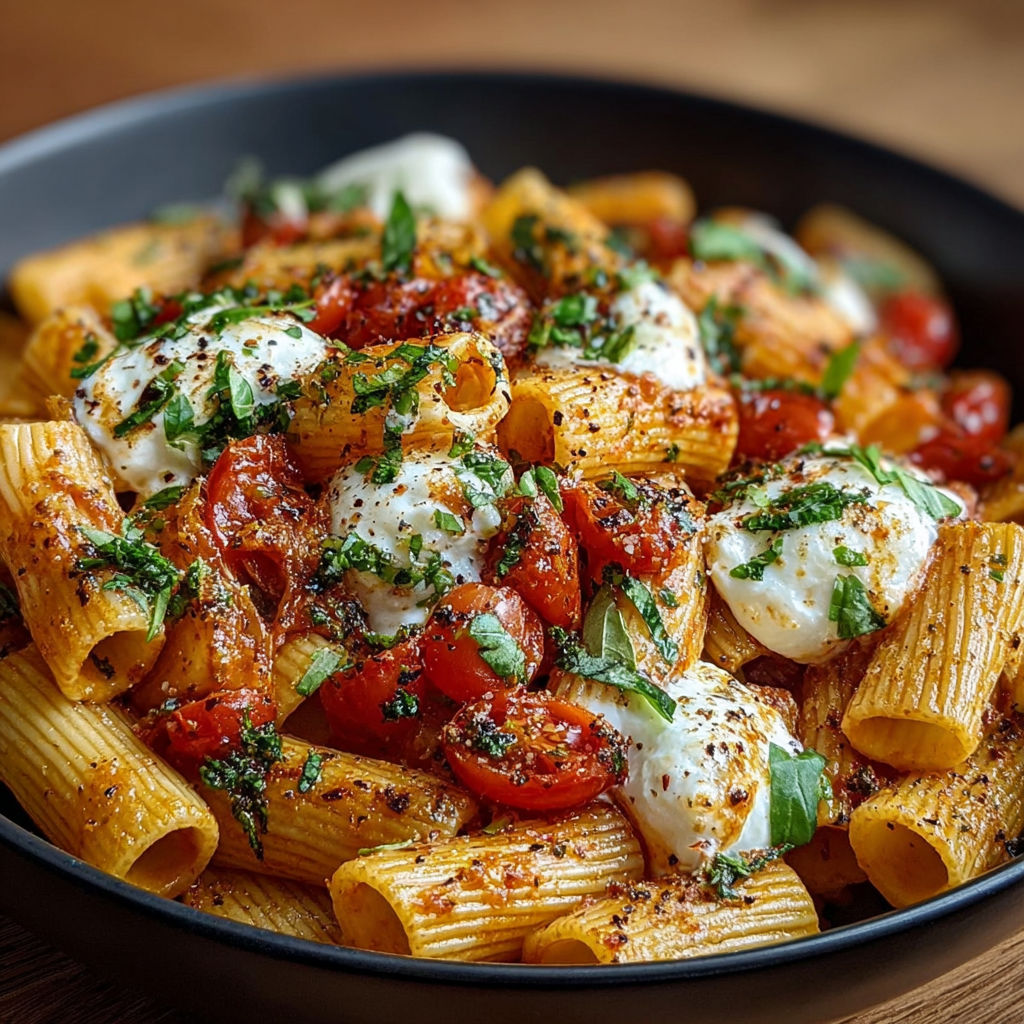 Une recette de Penne à la sauce tomate et fromage.