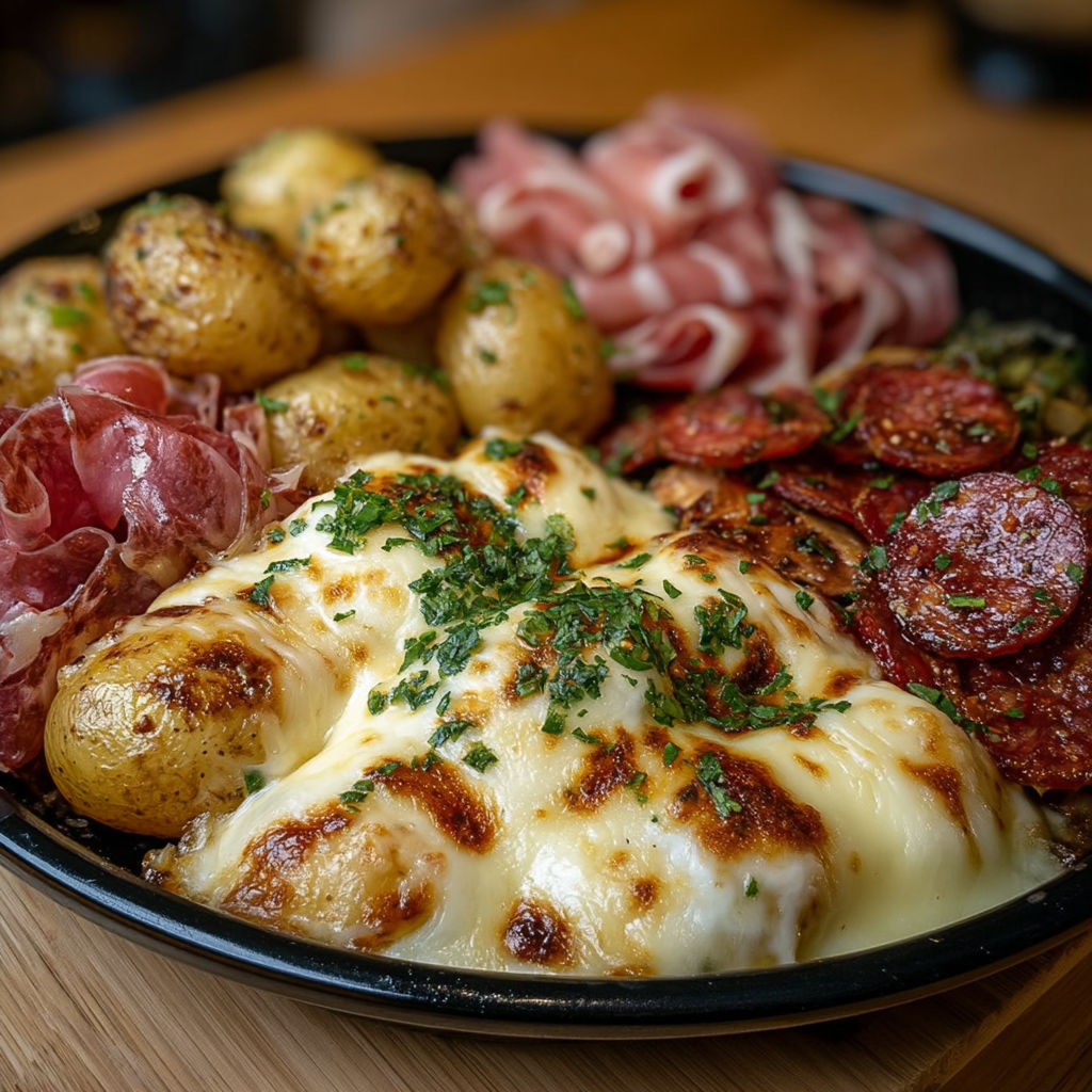 Une recette de pâtes et de viande cuite dans une poêle.