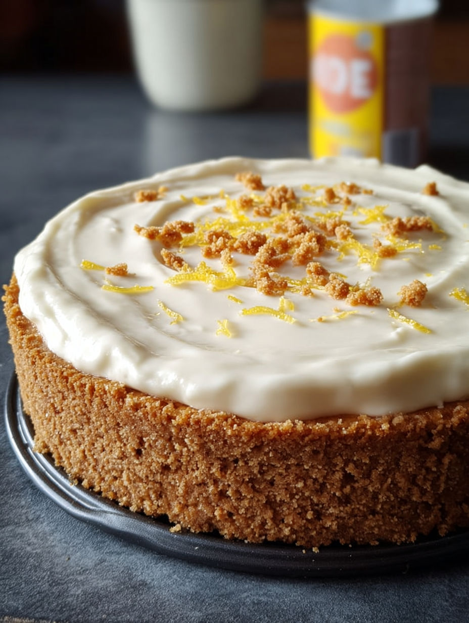 Une tarte aux fruits de mer, avec une base de pâte brune et des fruits de mer sur le dessus, est servie sur un plateau.