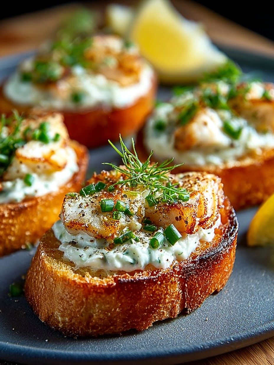 Une recette de croquettes de crevettes et de pommes de terre, avec des herbes fraîches pour garnir.