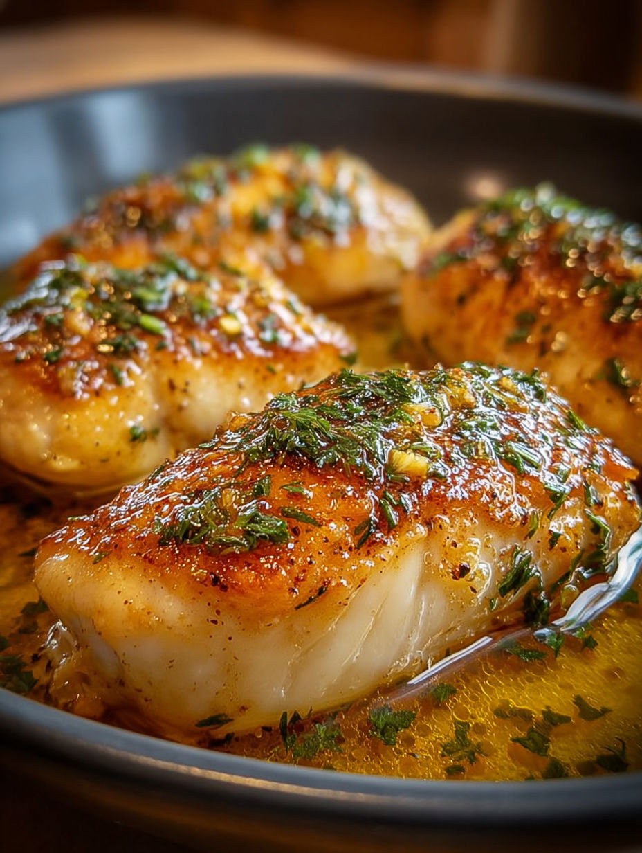 Fruits de mer sautés dans une sauce au citron et à la coriandre" - Les poissons grillés dans une sauce citron et coriandre.