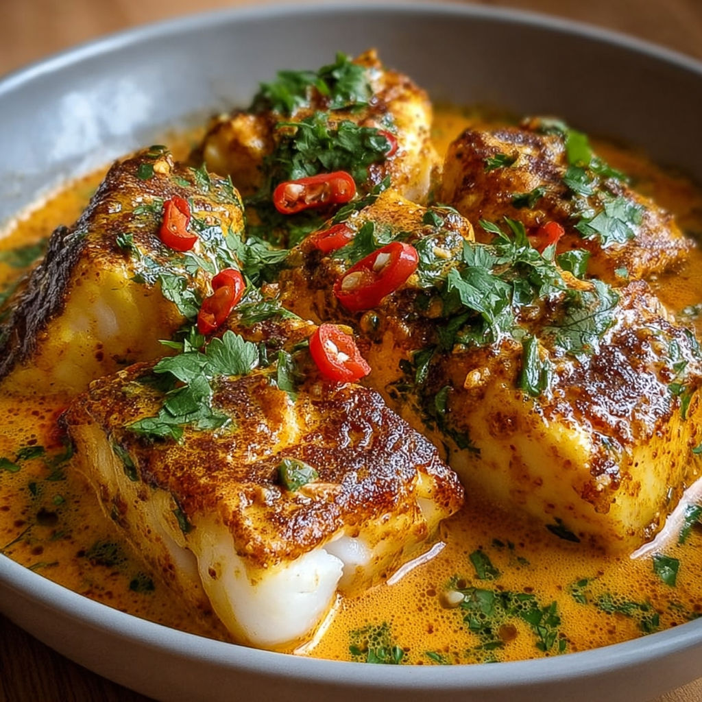 Une recette de poisson grillé avec des pommes de terre et des épices.
