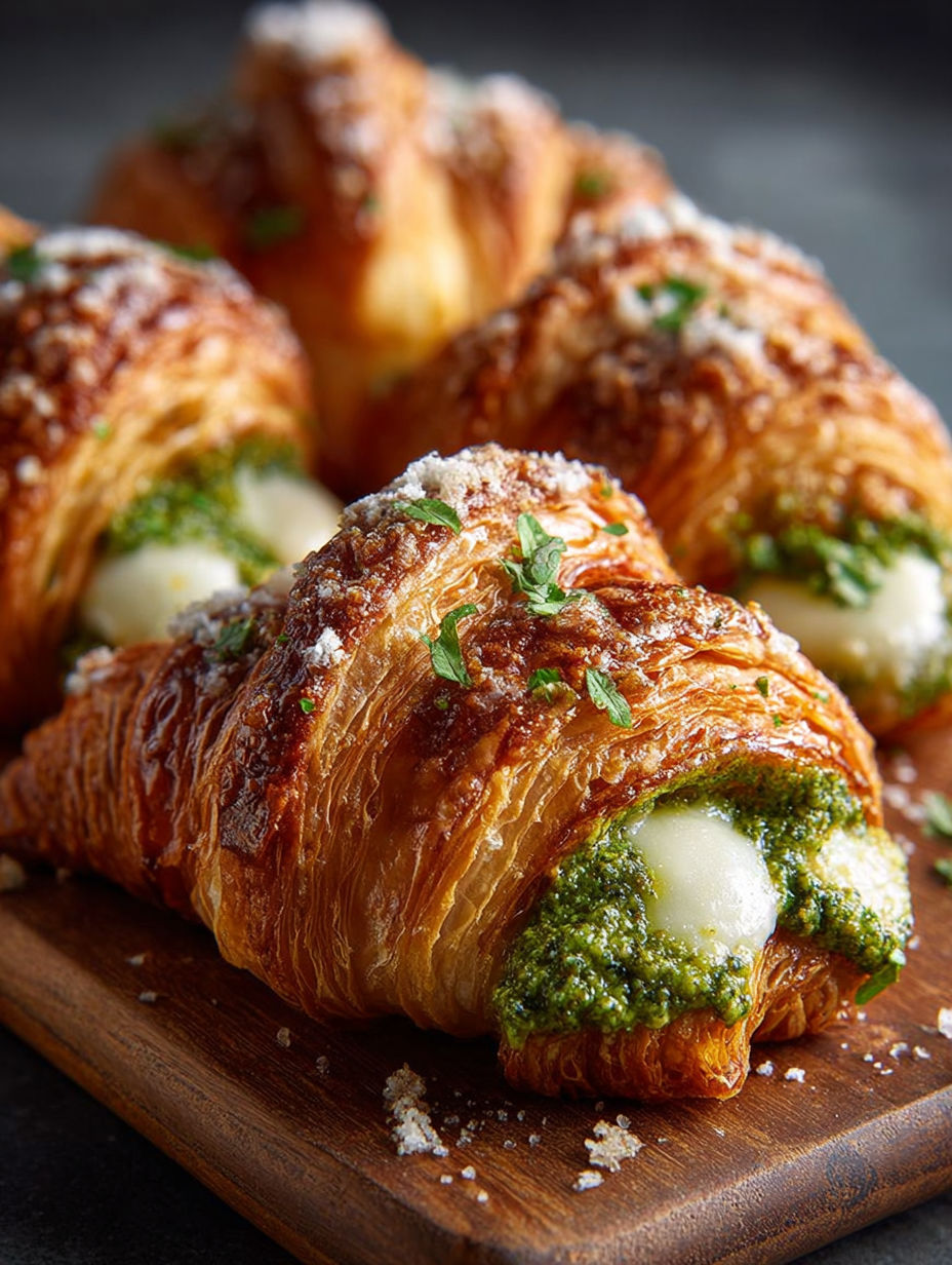 Une pâte brisée avec des herbes et des fromages, prête à être cuite.