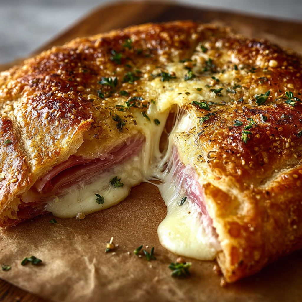 Une galette jambon fromage sarrasin est servie sur une table.