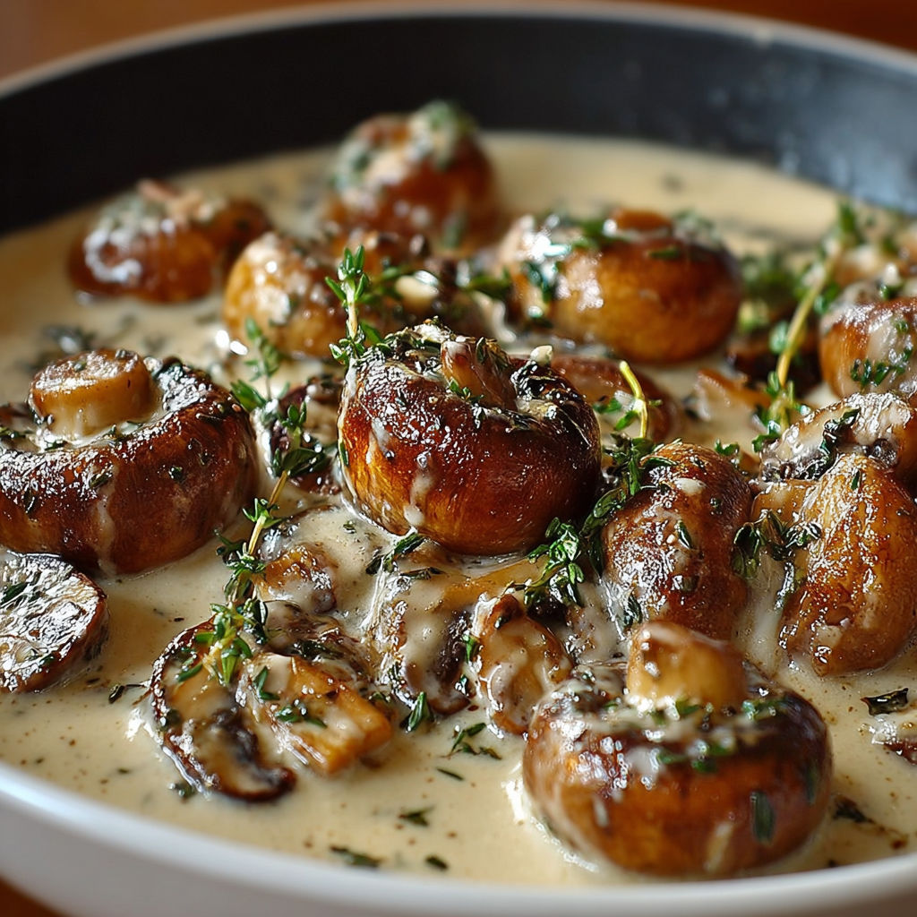 Une recette de bouillabaisse avec des champignons et des herbes.