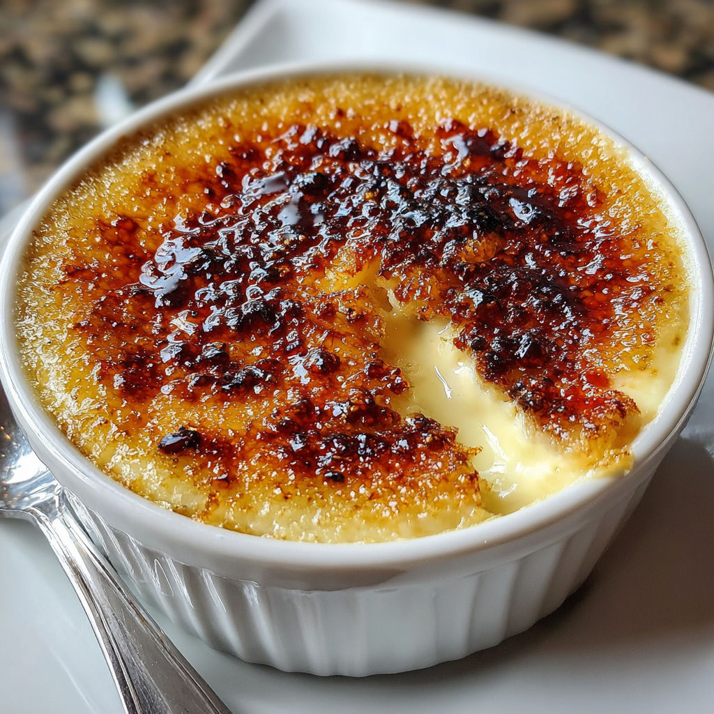 Une tarte flambée chaude et croustillante, avec une crème de lait foncée et des fruits rouges, est servie dans un bol en verre.