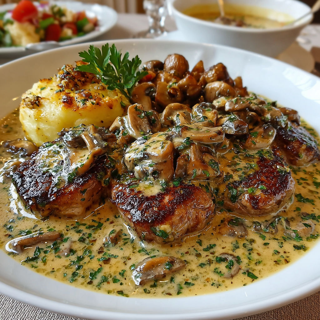 Une vaste assortiment de légumes et de viandes dans une sauce.