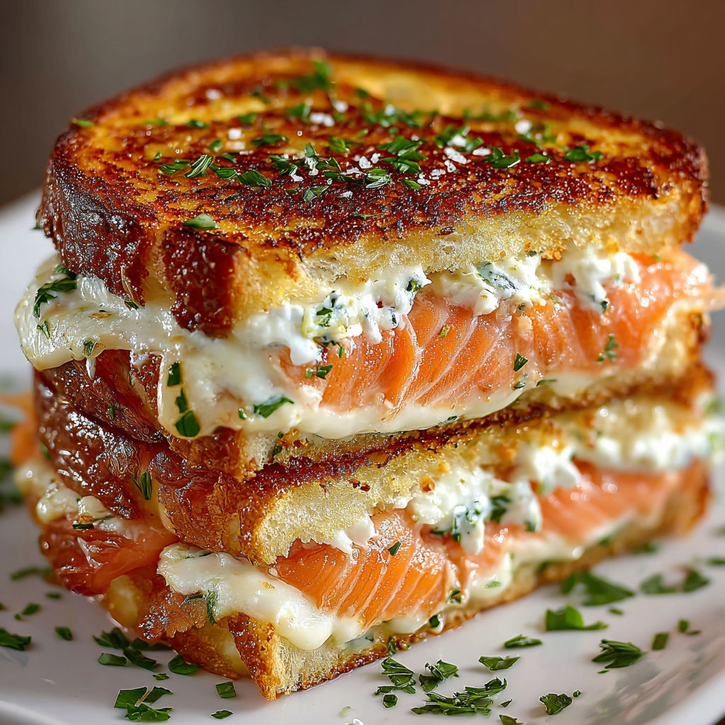 Une croque monsieur est servie sur un plateau.