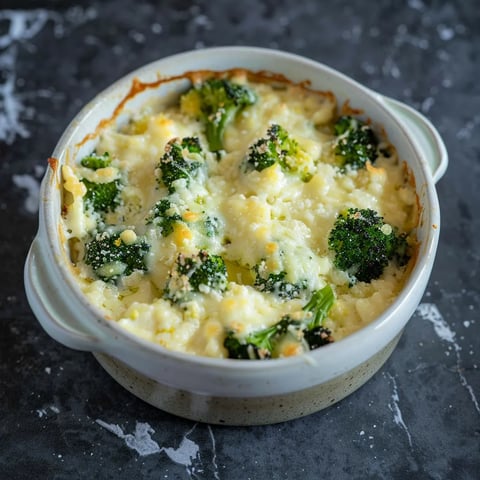 Délicieux gratin de brocoli crémeux