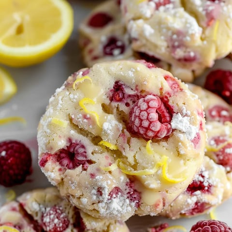 Cookies Citron et Framboises