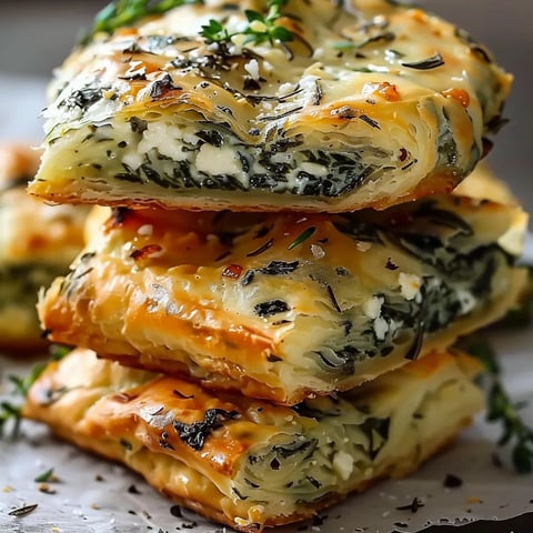 Chaussons feuilletés Épinards et Feta