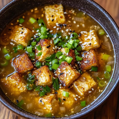 Délicieux Soupe Japon Miso Gingembre Tofu Grillé