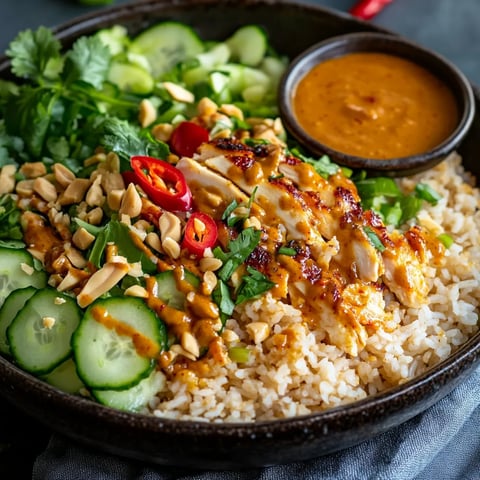 Riz Croustillant Façon Satay
