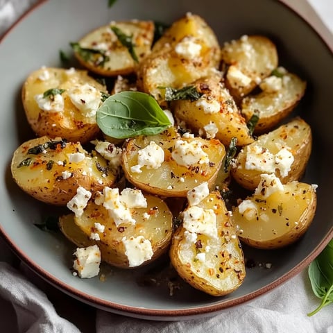 Pommes et Feta Rôties