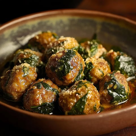 Boulettes Épinards et Pain Moelleux