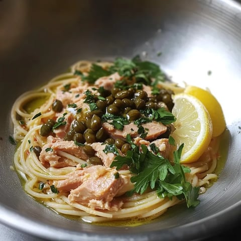 Spaghetti Thon et Câpres